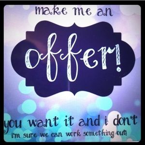 All offers considered! Make me an offer today!😍